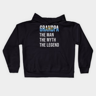 Grand Father Sammarinese Grandpa The Man The Myth The Legend - Gift for Sammarinese Dad With Roots From  San Marino Kids Hoodie